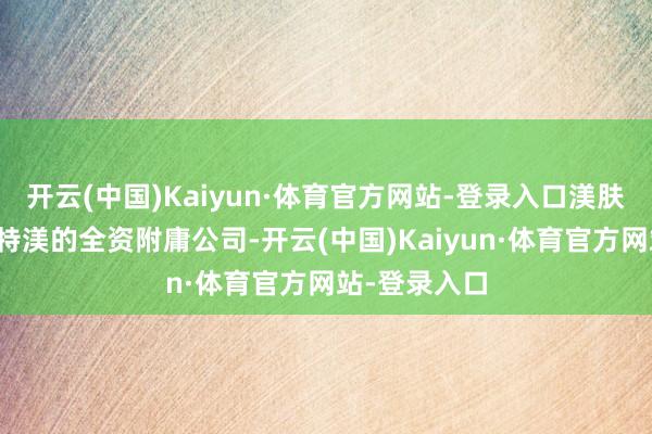 开云(中国)Kaiyun·体育官方网站-登录入口渼肤公司为海南特渼的全资附庸公司-开云(中国)Kaiyun·体育官方网站-登录入口