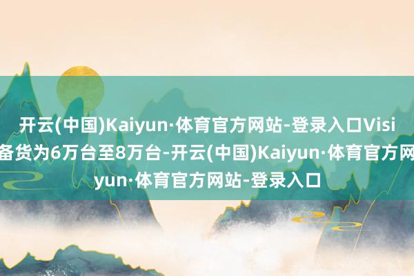 开云(中国)Kaiyun·体育官方网站-登录入口Vision Pro初期备货为6万台至8万台-开云(中国)Kaiyun·体育官方网站-登录入口