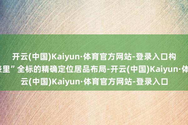 开云(中国)Kaiyun·体育官方网站-登录入口构建了“海陆空天、室表里”全标的精确定位居品布局-开云(中国)Kaiyun·体育官方网站-登录入口